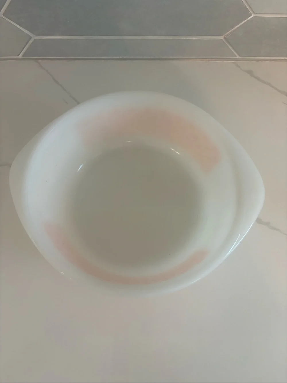 Glasbake Vtg Jeanette Orange Dot Casserole Baking Serving Dish J235 1 Qt